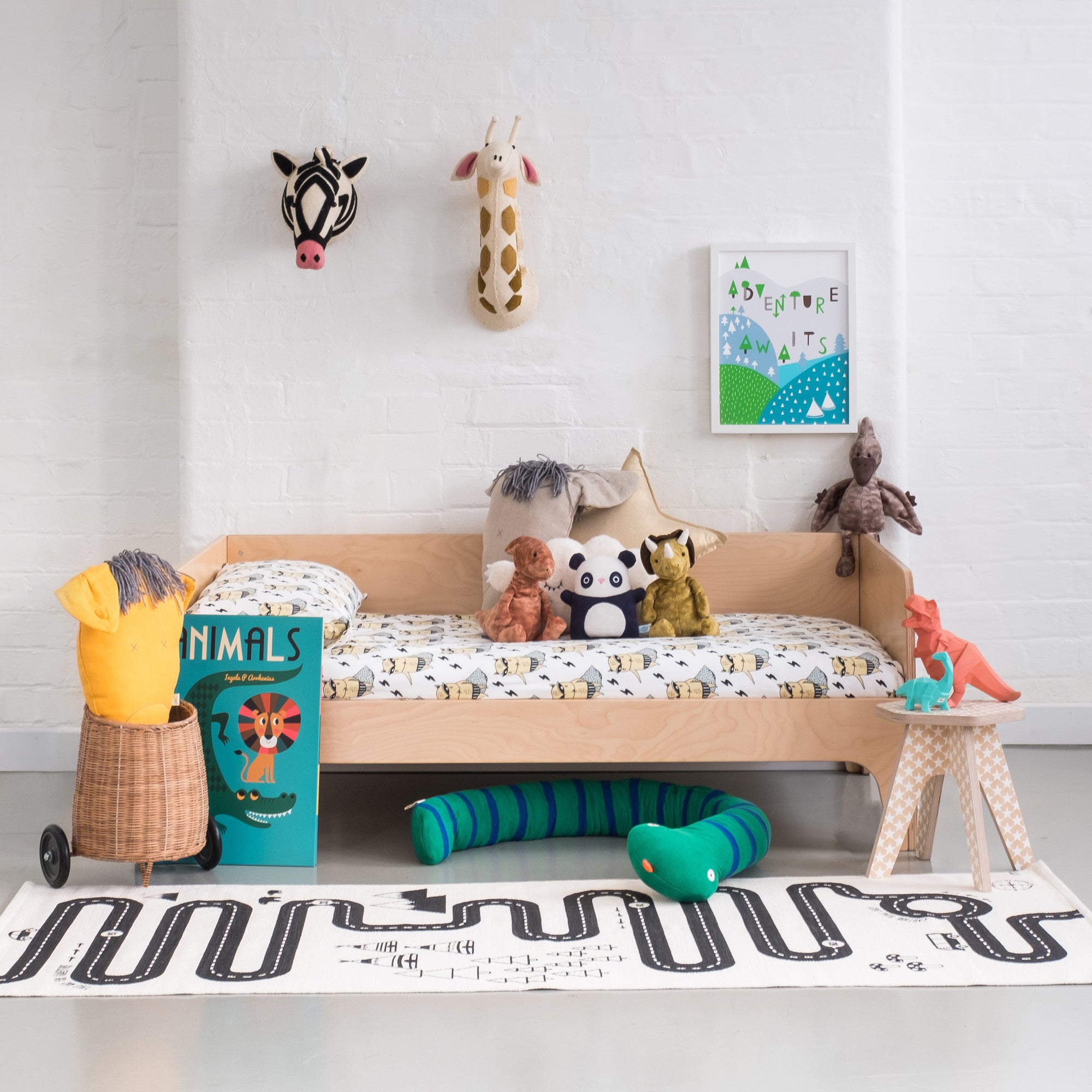 An Animal Adventure, children's bedroom styled by Bobby Rabbit.