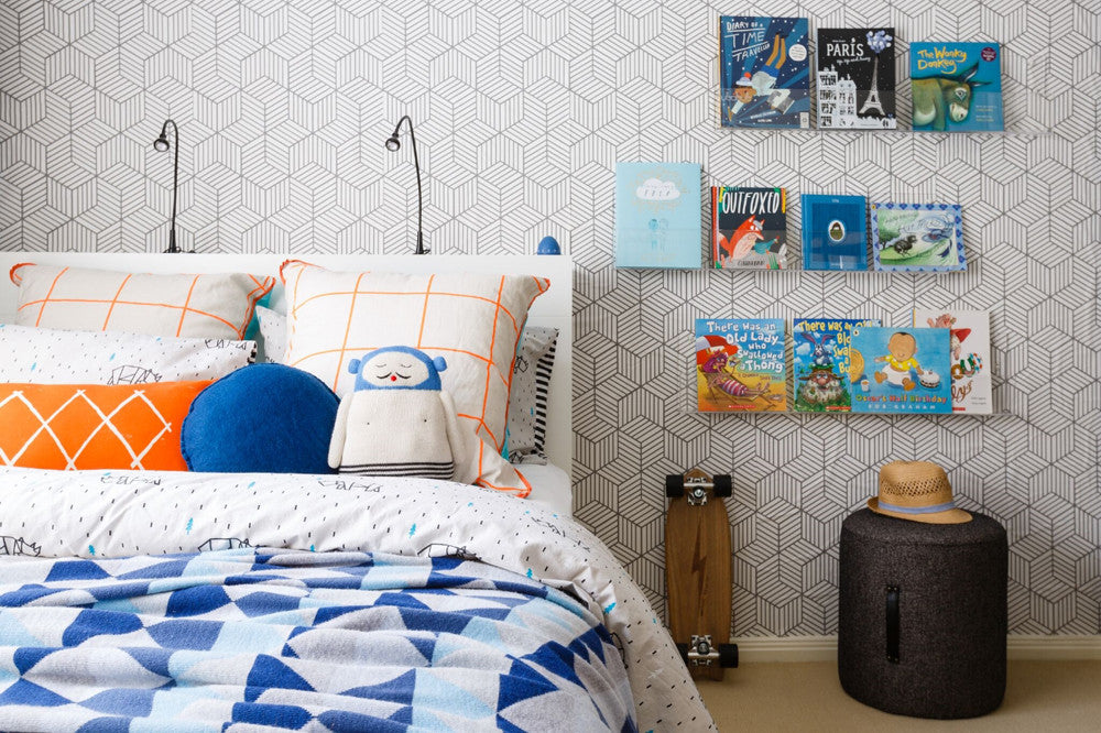 Boys Bedroom, styled by Little Liberty Rooms, as featured on Bobby Rabbit.
