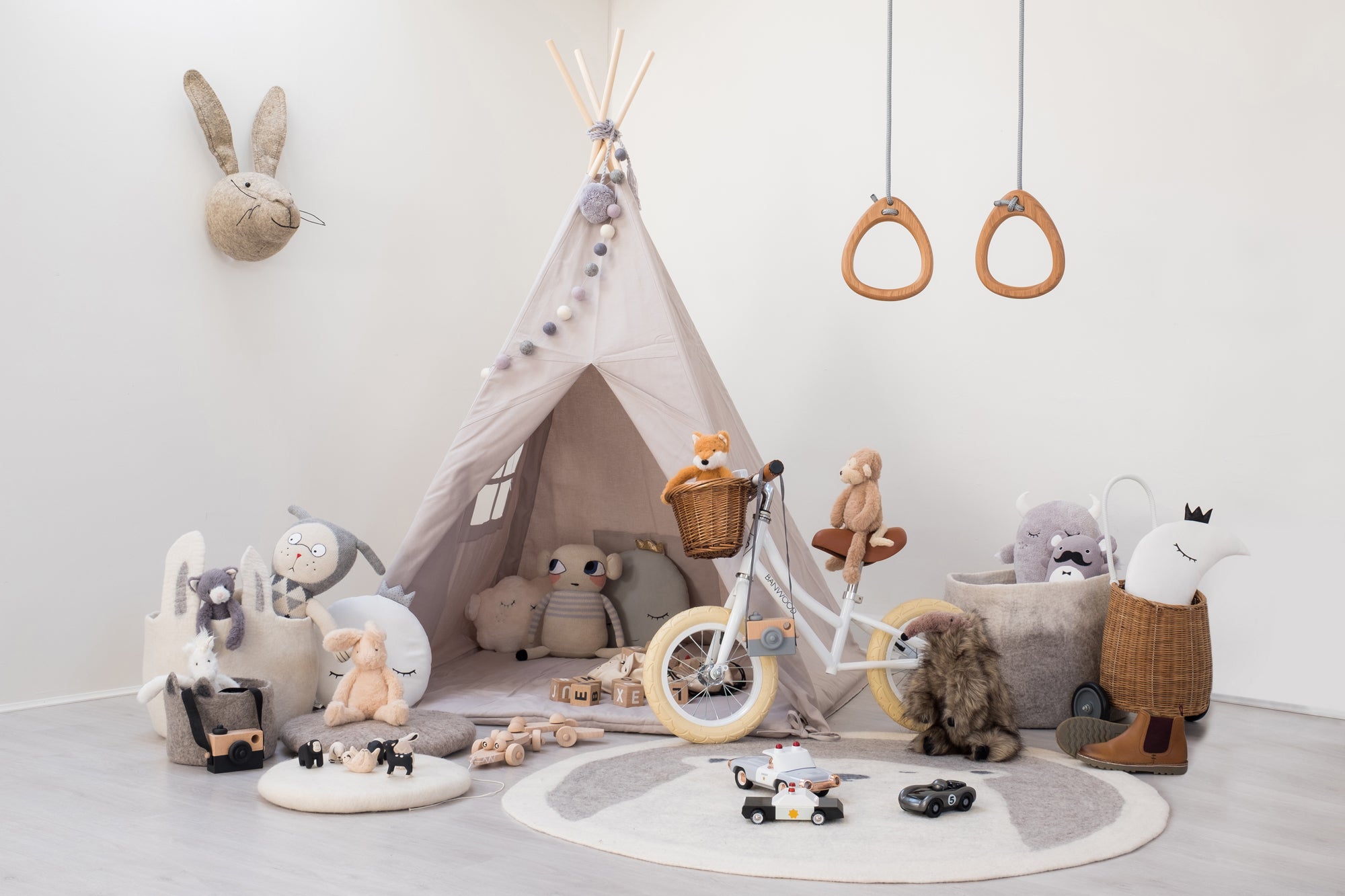 Down To The Woods Children's Playroom by Bobby Rabbit.