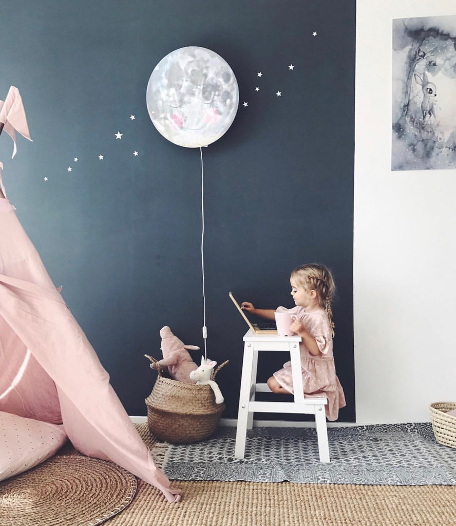 Space-themed girl's room by Valerie and Heiko.