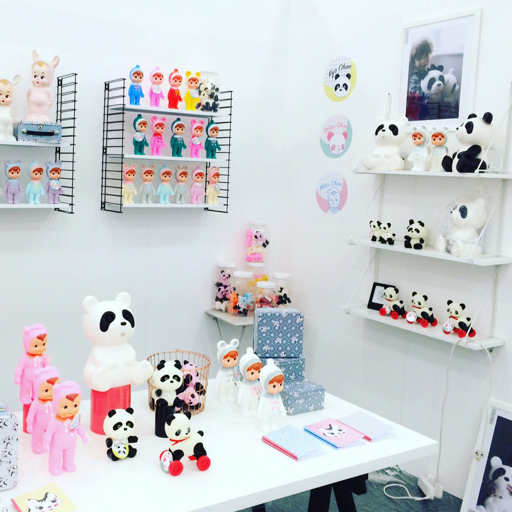 Lapin and Me at Top Drawer London - panda toys, lamps and woodland dolls, available at Bobby Rabbit