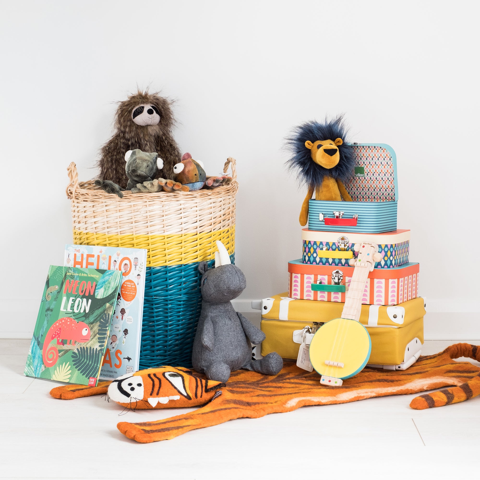 Children's toys and accessories, available at Bobby Rabbit.