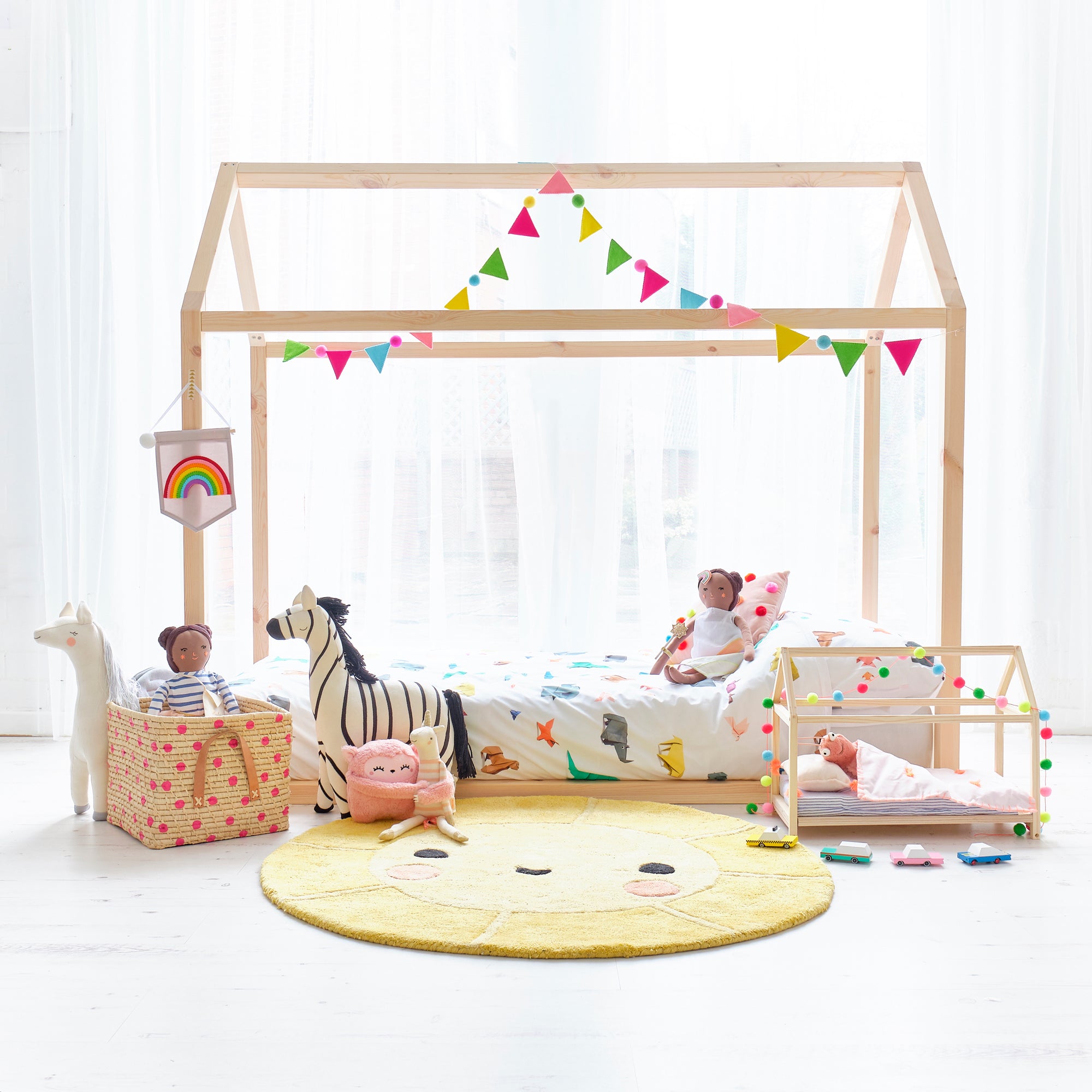 ‘Rainbow Bright’ Children’s Bedroom, Toys and Accessories, styled by Bobby Rabbit.
