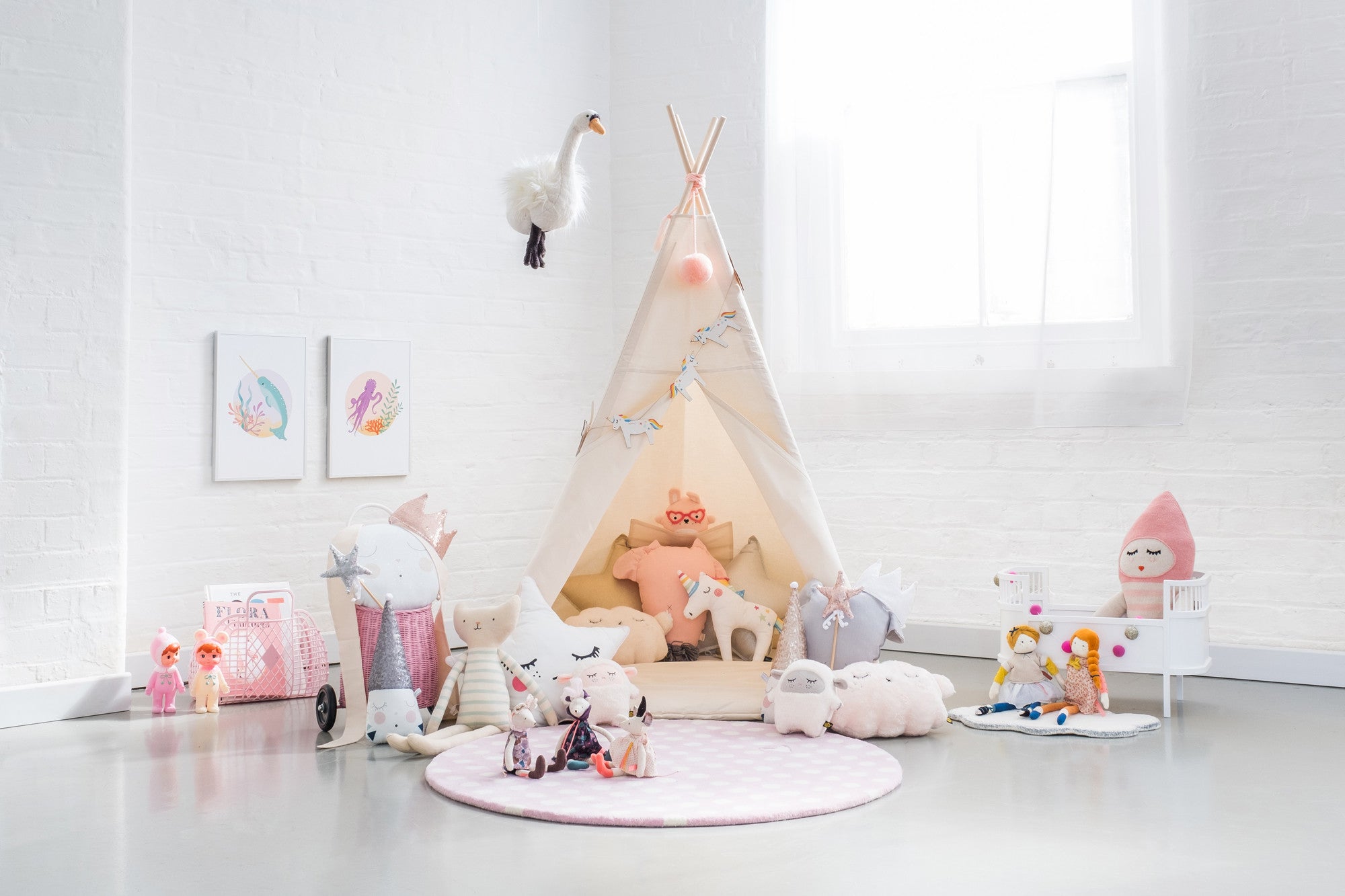 A Magic Tent children's bedroom styled by Bobby Rabbit.