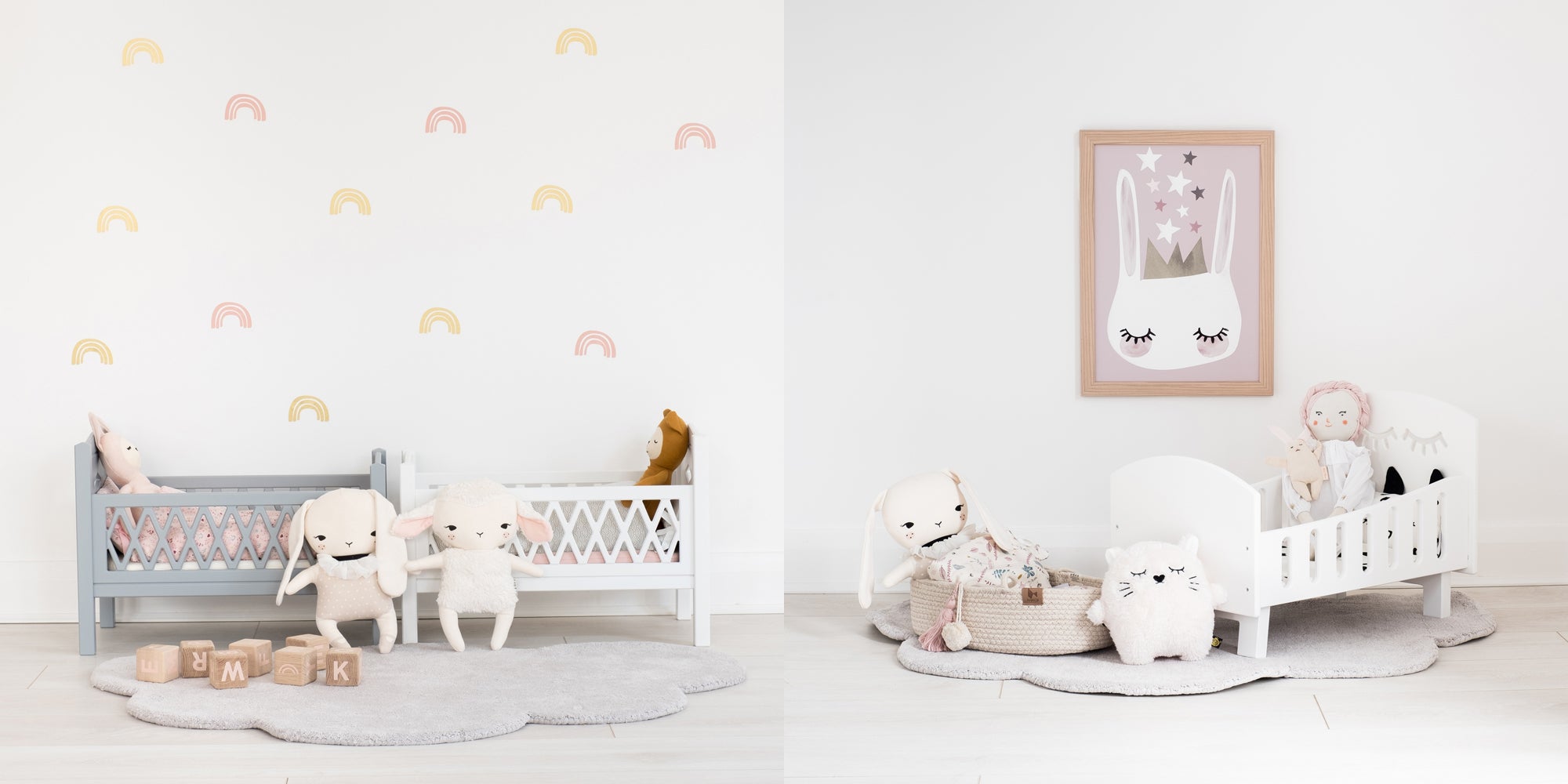 Dolls Beds and Carry Cots, available at Bobby Rabbit.