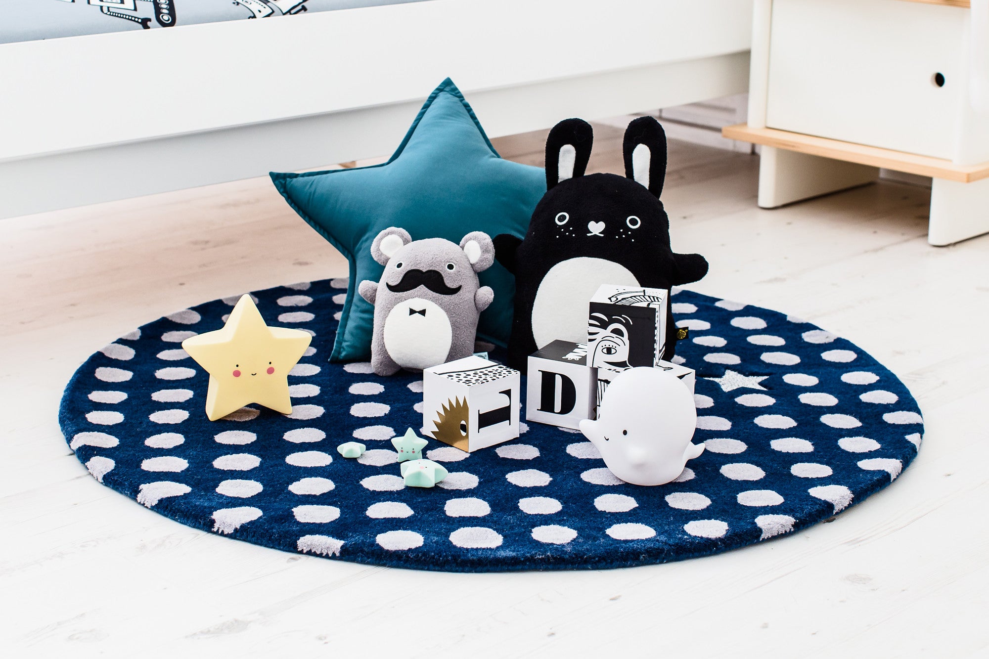 One and Only Star Rug, Noodoll Toys and Children's Accessories, available at Bobby Rabbit.
