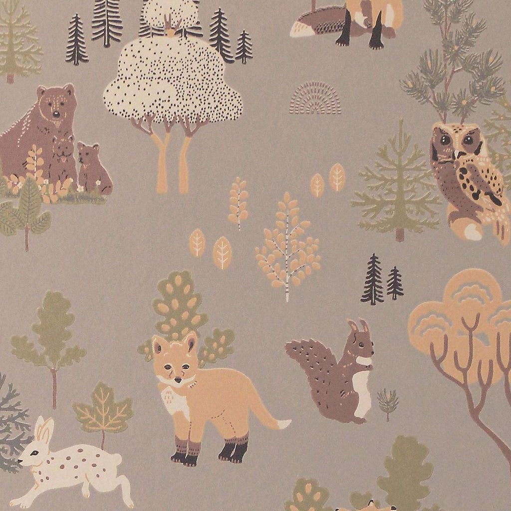 Deep Forest Wallpaper - Mystic Grey | DS - Wallpaper | Majvillan | Bobby  Rabbit