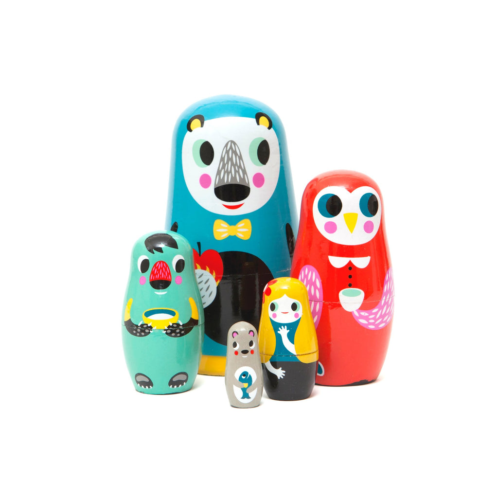 petit monkey nesting dolls