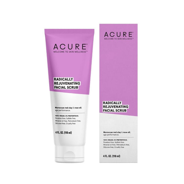 Acure Radically Rejuvenating Facial Scrub - 4 Oz
