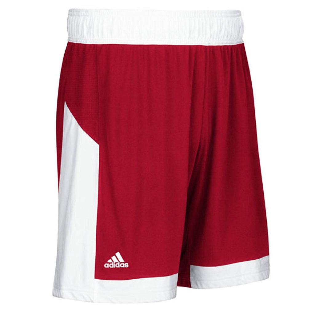 red adidas basketball shorts