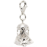 Wedding Bell Charm on Clip on Clasp