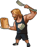 Hudson Buff Dudes Eat Pancakes