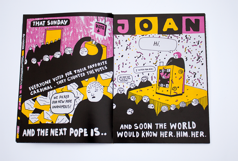 Sanne Boekel - Graphic Novel on Pope Joan