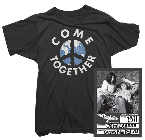 John Lennon Come Together t-shirt at the Cannes Film Festival