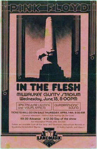 Pink Floyd in the Flesh Tour poster