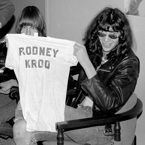 Rodney at KROQ with the Ramones