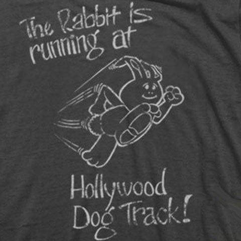 The rabbit is running at Hollywood Dog Track