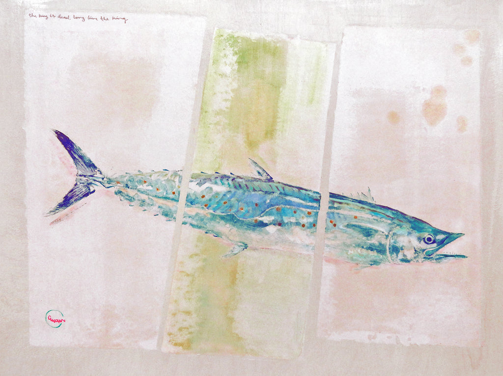 Kingfish Gyotaku - Richie Gudzan