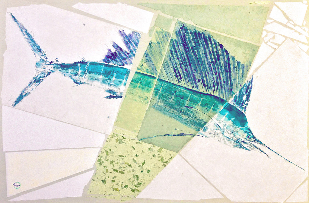 Sailfish Gyotaku - Richie Gudzan