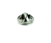 Black Inlay Pentagram Lapel Pin Gothic Wicca Jewelry Witchcraft