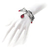 Alchemy Gothic Passion Teardrop Bracelet Cuff