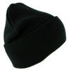 Red Inverted Cross Cuff Beanie Knit Cap Black Metal Occult