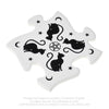 Alchemy Gothic Black Kitty Cats Coaster Set of 4 Home Decor