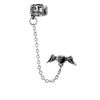 Alchemy Gothic Coeur Noir Wing & Heart Ear Cuff