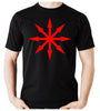 Red Eight Pointed Arrow Chaos Star Men's T-Shirt Occult Clothing