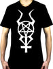 Horned Pentacross Men's T-shirt Occult Inverted Pentagram / Cross