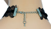 Black Lace Red Velvet Choker Skeleton Dead Girl Pendant Gothic Jewelry