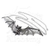 Alchemy Gothic Bat Pendant Necklace