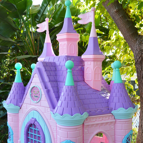 pink princess castle playhouse