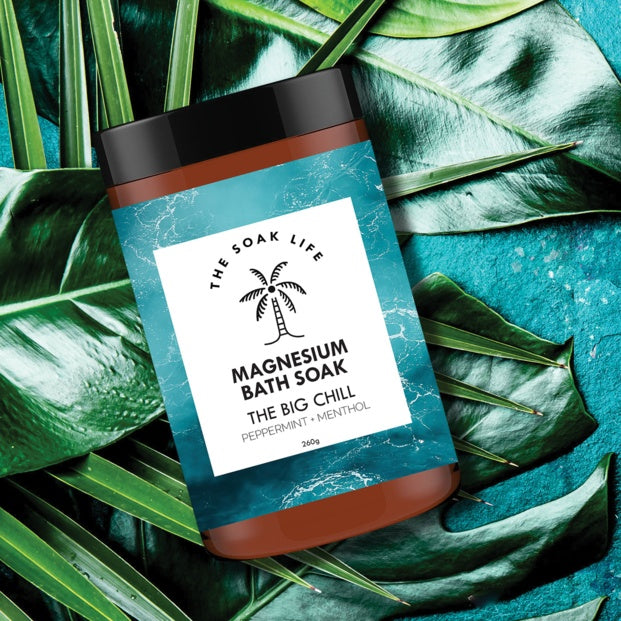 Gift Set - Gym Essentials Kit The Big Chill Magnesium bath Soak