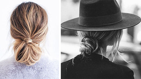 How to do effortless low buns