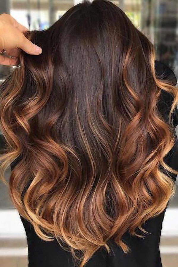 ombre hair colours