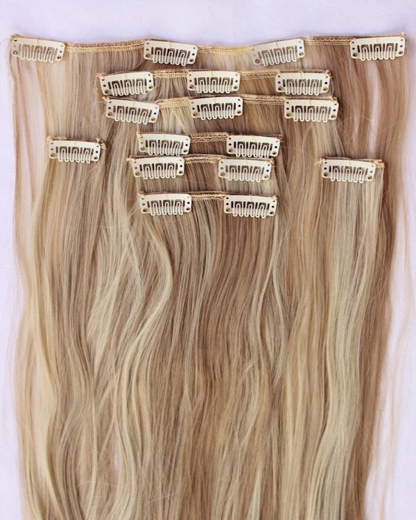 average cost of clip in hair extensions, beige blonde dark blonde hair