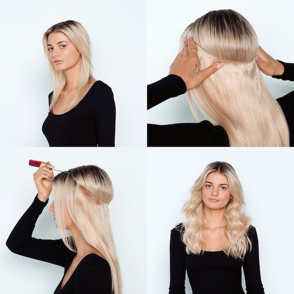 Are Halo Hair Extensions better than Clip-ins halo hair extensions for blondes
