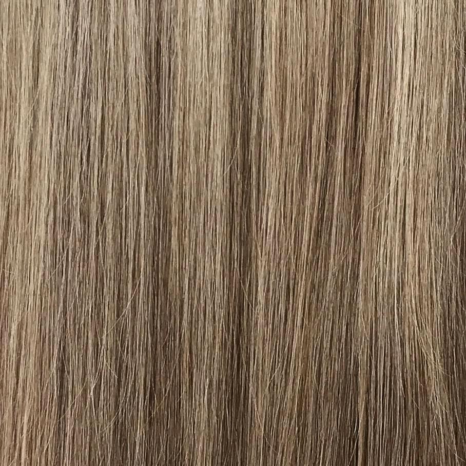 Dark Blonde And Light Brown Halo Hair Extension Sitting Pretty