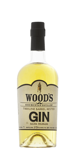 Wood’s High Mountain Distillery Treeline Barrel Rested Gin