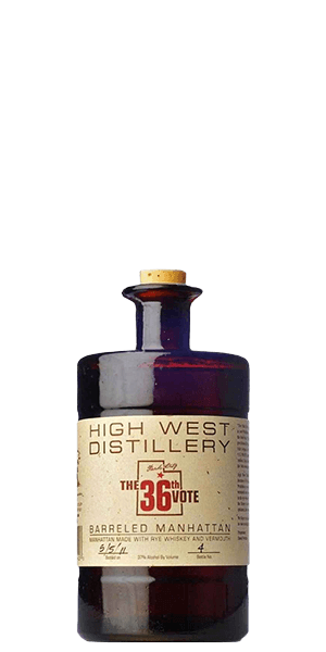 High West 36th Vote Barreled Manhattan