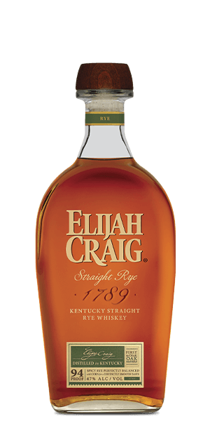 Elijah Craig Straight Rye Whiskey