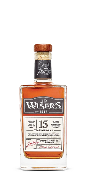 J.P. Wiser’s 15 Year Old Blended Canadian Whisky