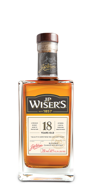 J.P. Wiser’s 18 Year Old Blended Canadian Whisky