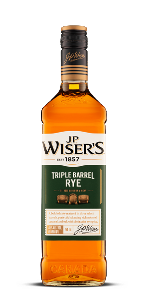 J.P. Wiser’s Triple Barrel Rye Blended Canadian Whisky