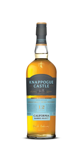 Knappogue Castle 12 Year Old California Barrel Select Single Malt Irish Whiskey