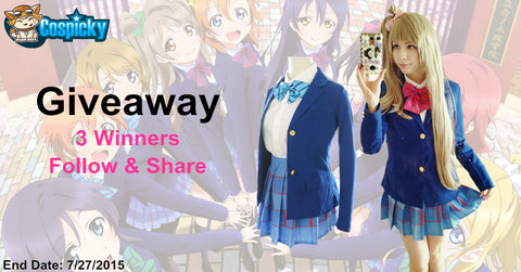 Cospicky Lovelive School Uniform Giveaway