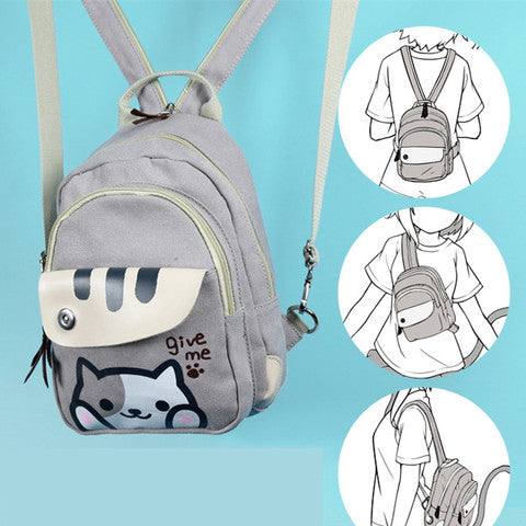 Neko Atsume Anime Printing Backpack 