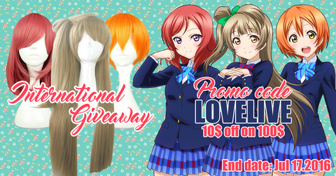 Love Live! Wig Giveaway