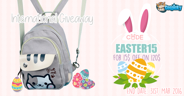 Neko Backpack Giveaway And Easter Day Promotion